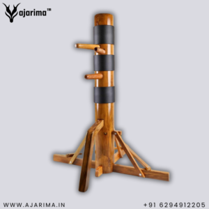 thumbnail image 2 of Wing Chun Wooden Dummy – Tri-Pod Standing Target – Kung Fu Training With Pads – FactoryOnlineShop 2 of 5